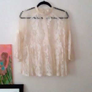 Umgee Boho lace top, Small